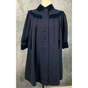 VINTAGE CHILD’S WOOL DRESS COAT, SIZE 7